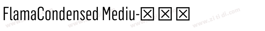 FlamaCondensed Mediu字体转换 FlamaCondensed Mediu字体转换